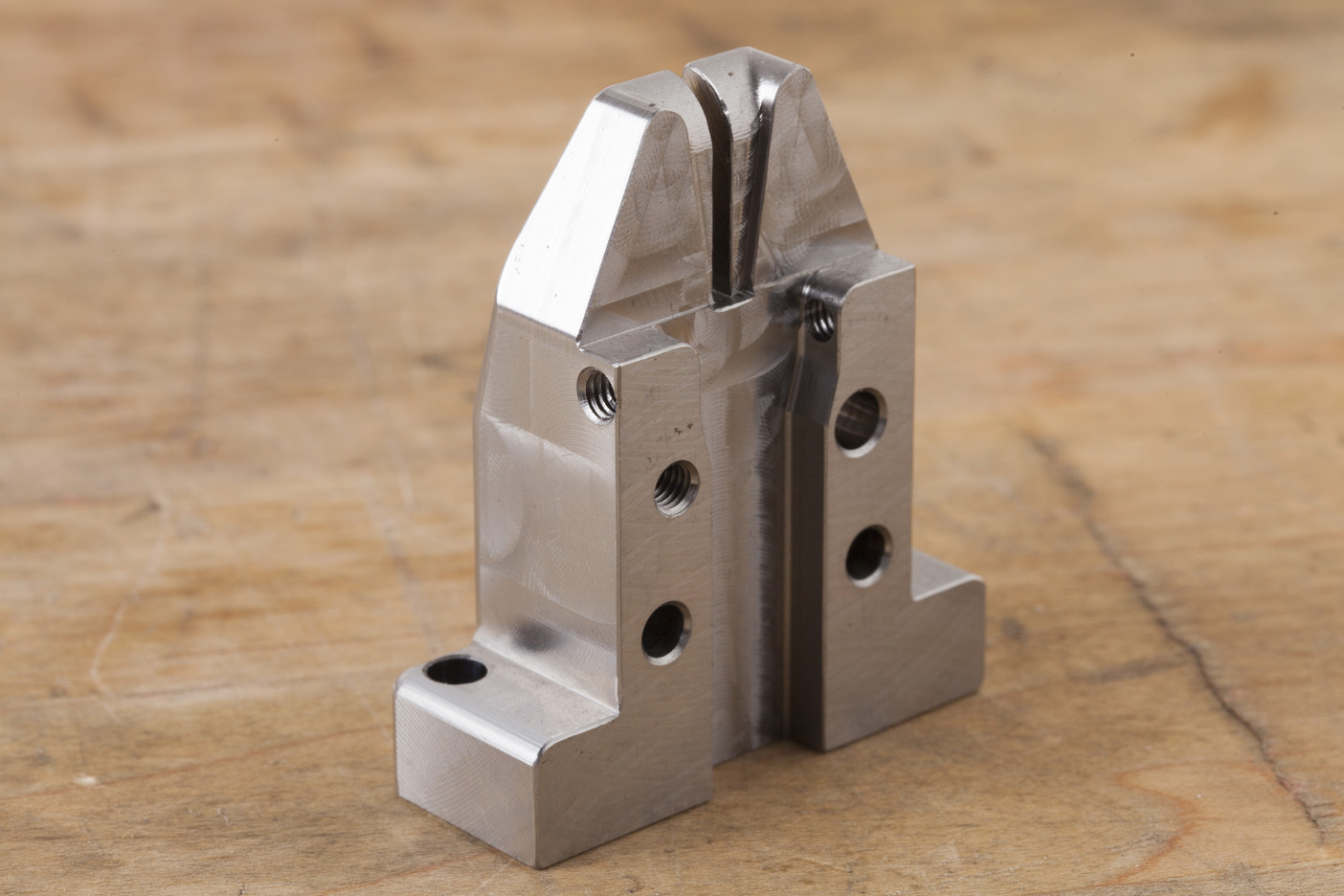 Tooling clip for Automation Equipment, Automotive 4140 PH, machined on the PS95 CNC Mill using 5 setups, high volume