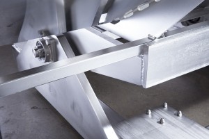 Difficult angles welded to form the foundation of a pharmaceutical manufacturing equipment